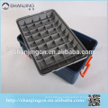 85Lplastic storage box bin with locking lid/ Turnover box